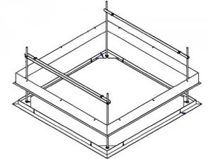 Draper 300264 Projector Space 35 In W X 39 In L