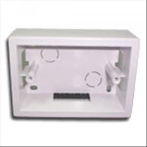 Intellinet 517003 Single Gang Wall Box 1.89 Ivory