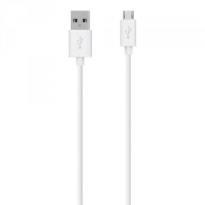 Belkin F2CU012BT06INWH Cable,usb,usbausbmicrob,6 Inch,white