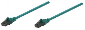 Intellinet 344845 1ft Cat6 Utp Snagless Boot Green Patch Cable