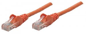 Intellinet 338301 14 Ft Orange Cat5e Snagless Patch Cable