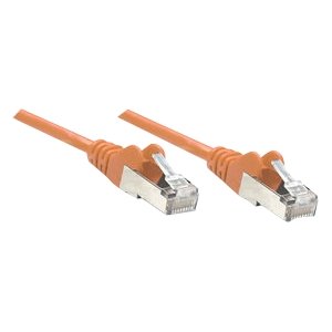 Intellinet 342322 100 Ft Orange Cat6 Snagless Patch Cable