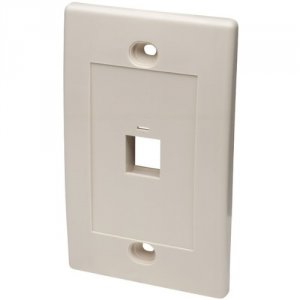 Intellinet 162654 1 Outlet Ivory Wall Plate