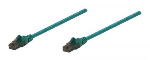 Intellinet 343718 14 Ft Green Cat6 Snagless Patch Cable