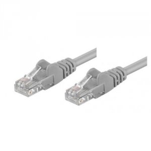 Intellinet 345590 Patch Cable Cat 5e Utp Gray 0.5ft Snagless Boot