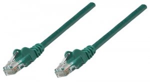 Intellinet 347358 Patch Cable Cat 5e Utp Green 0.5ft Snagless Boot