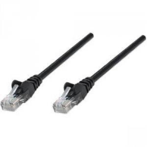 Intellinet 736091 Patch Cable Cat 5e Utp Black 1ft Snagless Boot