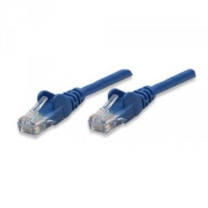 Intellinet 347495 Patch Cable Cat 5e Utp Blue 1ft Snagless Boot