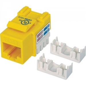 Intellinet 210584 Cat6 Yellow Keystone Jack Utp