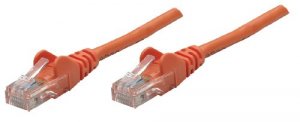 Intellinet 338295 10 Ft Orange Cat5e Snagless Patch Cable