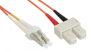 Intellinet 470377 2m 7ft Lcsc Multi Mode Fiber Cable