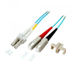 Intellinet 750158 2m 7ft Lcsc Multi Mode Fiber Cable