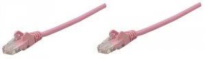 Intellinet 392785 7 Ft Pink Cat6 Snagless Patch Cable