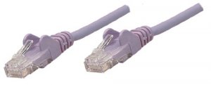 Intellinet 393157 10 Ft Purple Cat6 Snagless Patch Cable