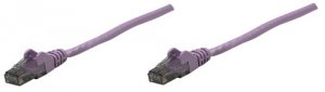 Intellinet 393188 50 Ft Purple Cat6 Snagless Patch Cable