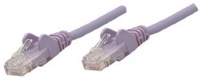 Intellinet 453455 3 Ft Purple Cat5e Snagless Patch Cable