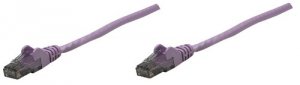 Intellinet 392990 0.5 Ft Purple Cat6 Snagless Patch Cable