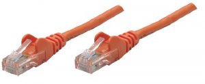 Intellinet 338318 25 Ft Orange Cat5e Snagless Patch Cable