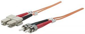 Intellinet 472586 20m 66ft Stsc Multi Mode Fiber Cable