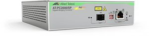 Allied AT-PC2000/SP-90 1000t Poe+ To 1000x(sfp) Media Converter, Taa