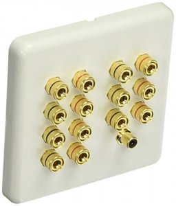 Siig CB-AU1412-S1 7.1 Speaker Wall Plate