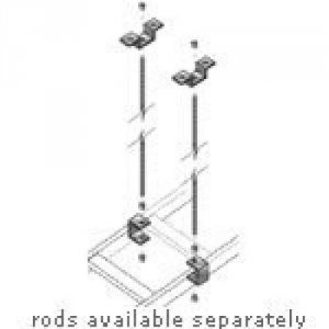 Black RM659-R3 Ladder Rack Threaded Ceiling Kit