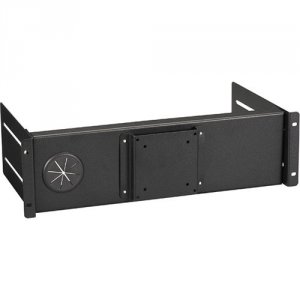 Black RM982F Fixed Flat-panel Monitor Mount For Racks