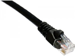 Axiom C5EMB-K2-AX 2ft Cat5e 350mhz Patch Cable Molded Boot (black)