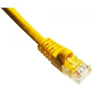 Axiom C5EMB-Y15-AX 15ft Cat5e 350mhz Patch Cable Molded Boot (yellow)