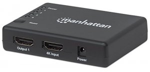 Manhattan 207706 4k Compact 4-port Hdmi Splitter