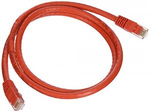 Monoprice 2376 Cat6 Bare Copper Ethernet Cable- Red 3ft