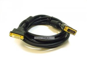 Monoprice 3546 Dual Link Dvi-d Mf Ext Cable, Black 6ft