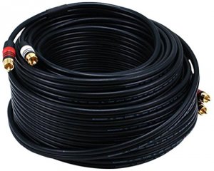 Monoprice 5349 Rca Plug2 Rca Plug Mm Cable-black75ft