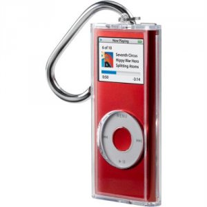 Belkin F8Z130 Ipod Nano 2g Clear Case Acrylic With Carabiner Clip