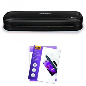 Fellowes 5737601 M5-95 Laminator With Pouch Starter Kit