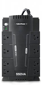 Cyberpower CP550SLG 8-outlet Standby Ups System ($100,000 Connected Eq