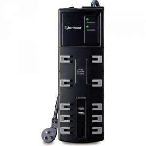 Cyberpower HT1006U Home Theater Surge Protector With 10 Outlet 3,600 J