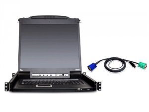 Aten CL5716NUKIT 16-port 19 Lcd Kvm Kit With 12-usb Cables