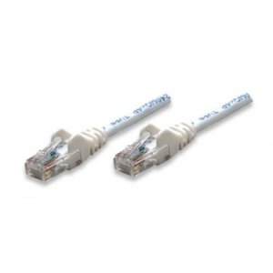 Intellinet 347181 Patch Cable Cat 5e Utp White 1ft Snagless Boot