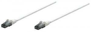 Intellinet 347372 Snagless Boot Cat6 Ethernet Cable - 0.5ft - White