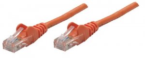 Intellinet 338288 7 Ft Orange Cat5e Snagless Patch Cable