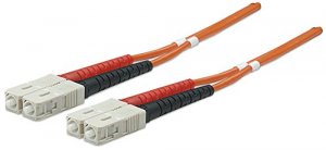 Intellinet 472630 20m Scsc Multi-mode Fiber Optic Cable - 66ft Length