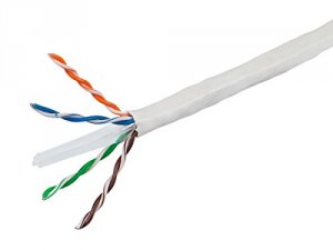 Monoprice 18553 Cat6 Utp Solid (cmr) - White - 1000ft