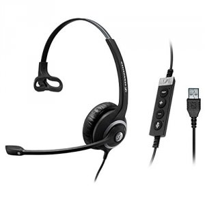 Sennheiser 506480 Single-sided Pro Comm Headset   W Usb  Mic Earpad Po