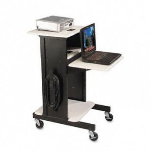 Mooreco 89759 Mooreco 3-shelf Presentation Cart - 2 X Shelf(ves) - 4.8