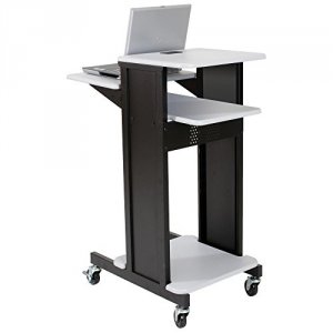 Mooreco 89759 Mooreco 3-shelf Presentation Cart - 2 X Shelf(ves) - 4.8