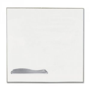 Mooreco 2029D Porcelain Markerboard - Ultra Trim (silver) - 4 Feet H X