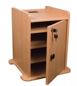 Mooreco 34459 Locking Cabinet (teak)