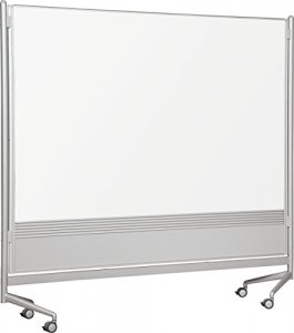 Mooreco 74764 Mooreco Mobile Dry-erase Double-sided Partition - 76 (6.