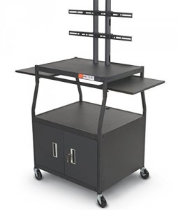 Mooreco 27531 Wide Body Flat Panel Tv Cart Wcabinet